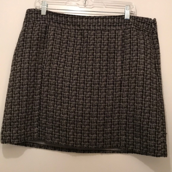 Loft tweed pencil skirt, grey and purple, size 12 - Picture 1 of 2